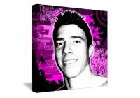 Portrait Pop 80x80cm Pink city Portrait Pop 80x80cm Pink city